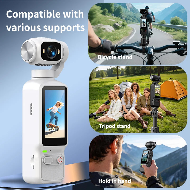 HD Vlogging Camera 180 Degree Rotatable For Vlog YouTube Tiktok Video Recording Entry Portable anti-shake Action Camera for gift