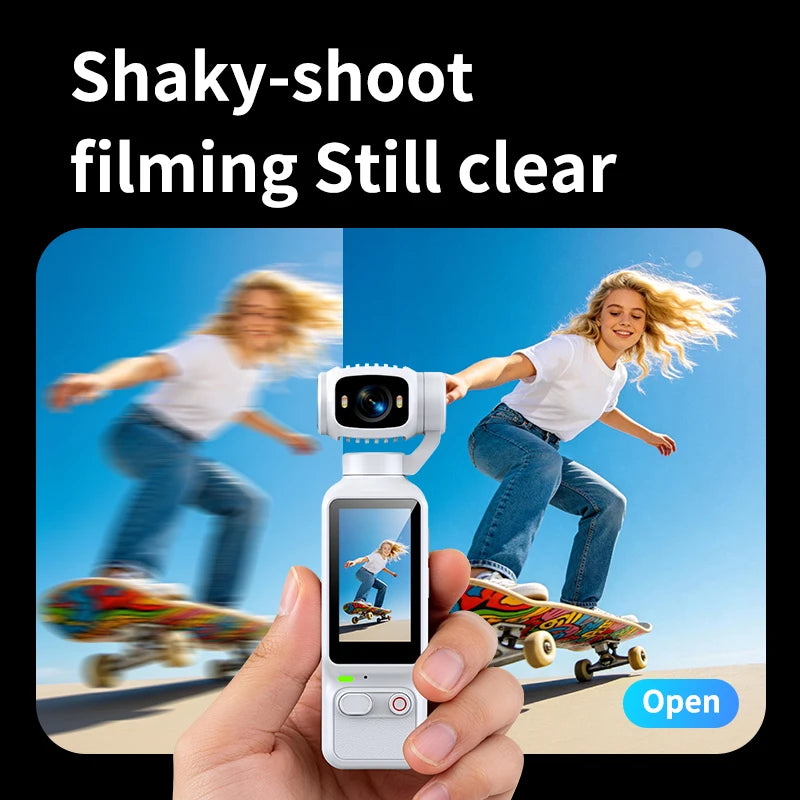 HD Vlogging Camera 180 Degree Rotatable For Vlog YouTube Tiktok Video Recording Entry Portable anti-shake Action Camera for gift